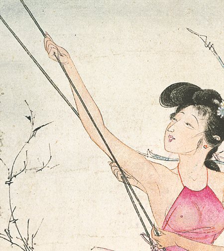 句容-胡也佛的仕女画和最知名的金瓶梅秘戏图